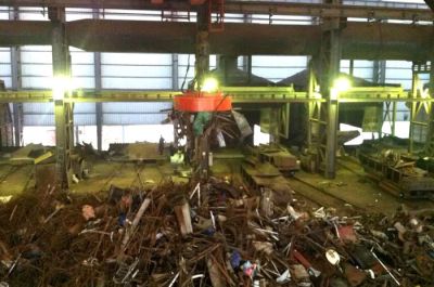  MW5 for steel scraps handling 